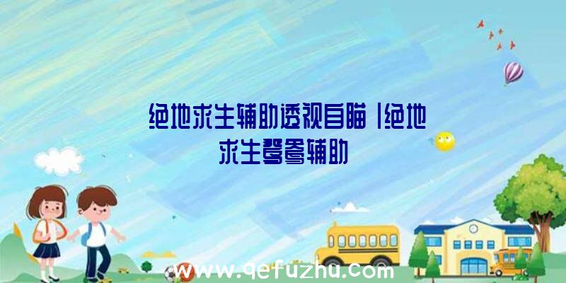 「绝地求生辅助透视自瞄」|绝地求生鸳鸯辅助